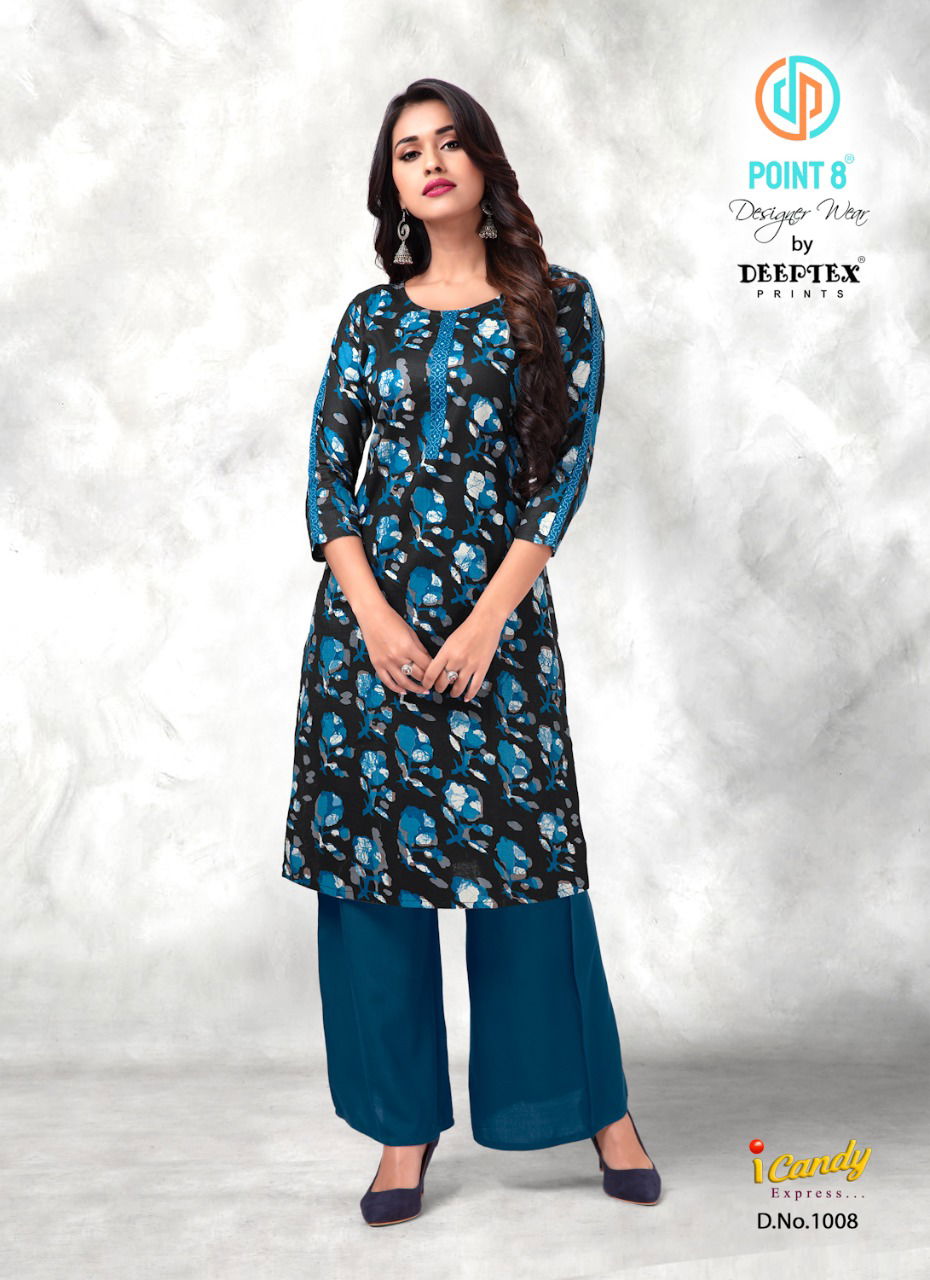Deeptex I Candy Express Latest Ethnic Wear Pure Cotton Kurti Collection